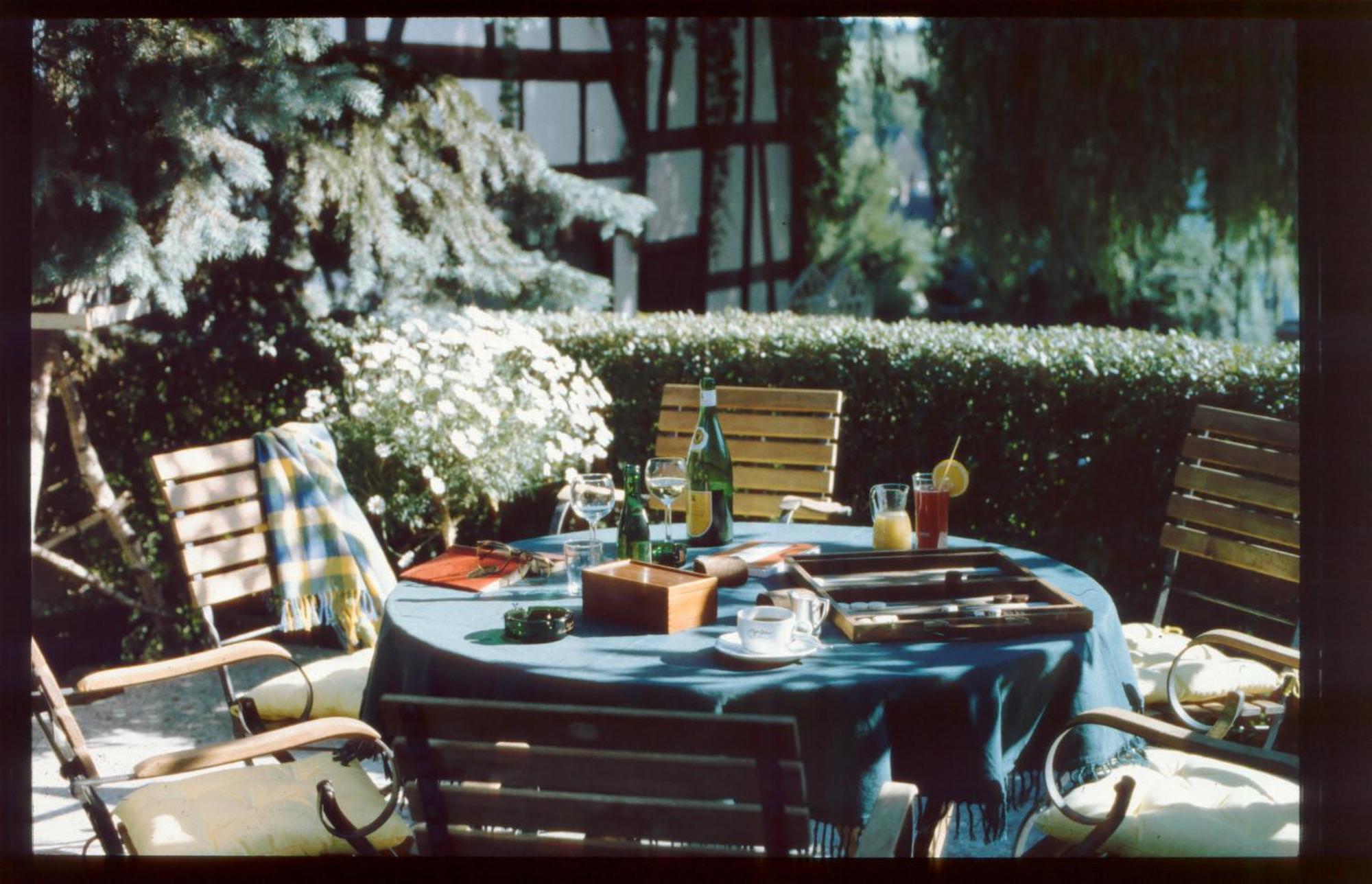 Unser Kleines Hotel Cafe Goebel Laubach  Bagian luar foto